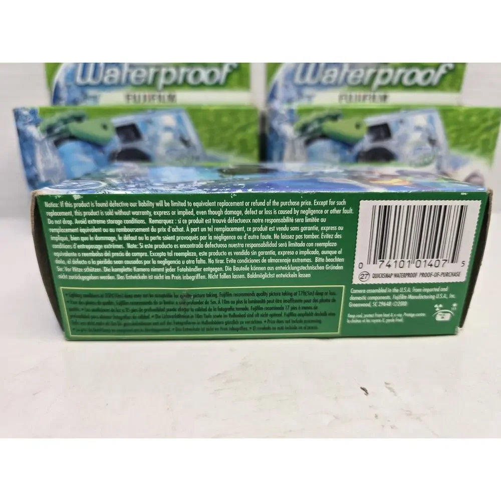 3x Fujifilm Quick Snap Waterproof Disposable Camera w/ 27 Exposures - Exp 8/2020